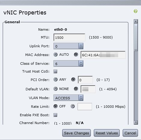 Cisco 1225 VIC vNIC