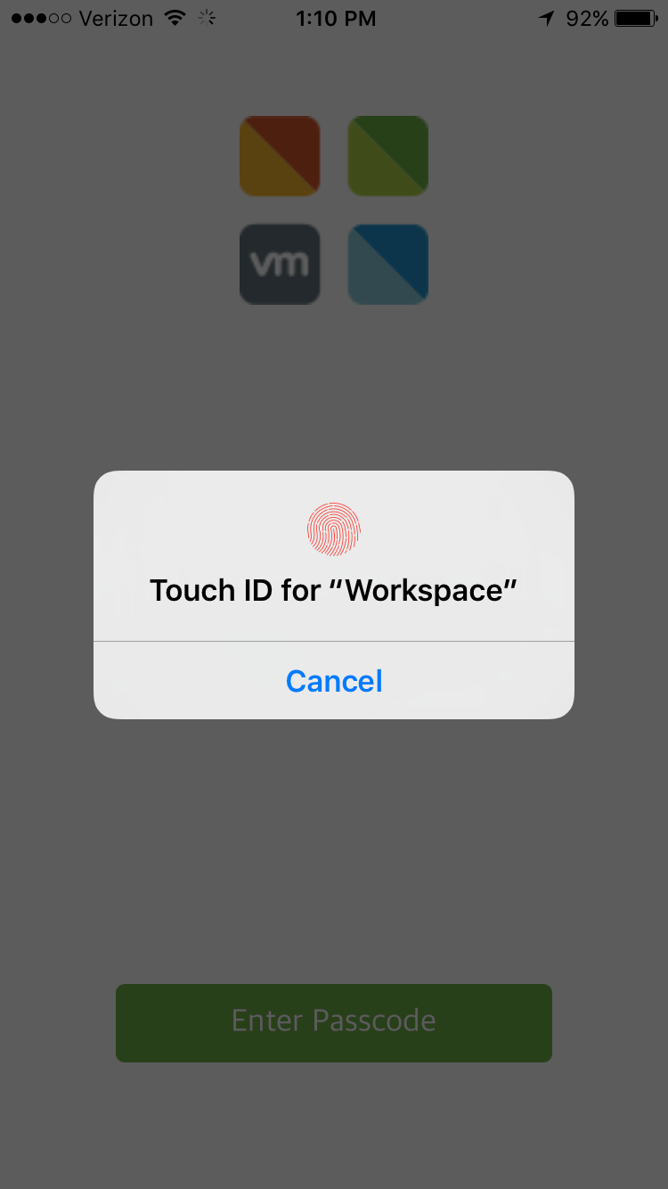 Workspace One - Credentials