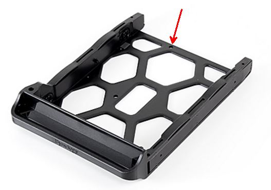 Drive tray mounting holes