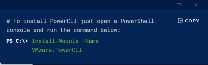 Unable to install PowerCLI